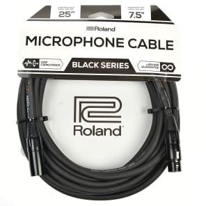 Roland RMC-B25 XLR Microphone Cable - 25'