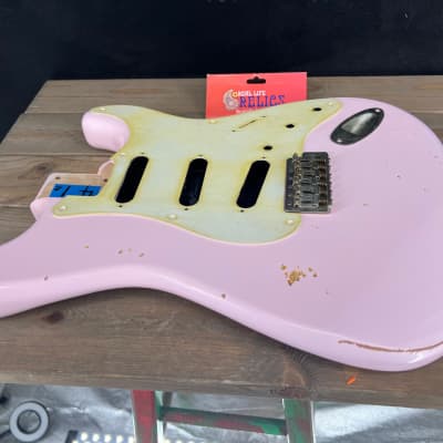 Real Life Relics Strat® Stratocaster® Body Aged Shell Pink #2 image 5