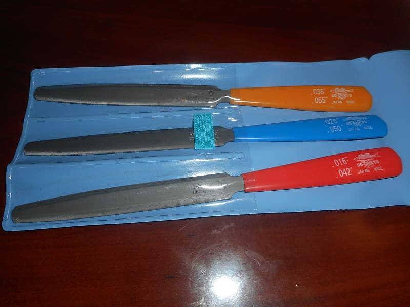 Guitar Nut Slotting File Set (3 Pieces) Reverb Australia