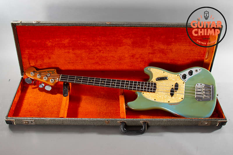 1967 Fender Mustang Bass Daphne Blue image 1