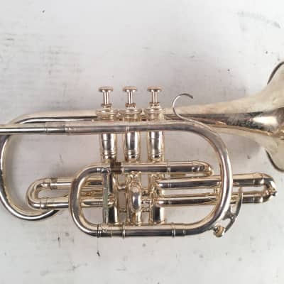 August Clemens Glier Kuhlohorn in Bb Markneukirchen Kuhlo-Flugelhorn Rotary  Flugelhorn 1900s - Bare Brass | Reverb