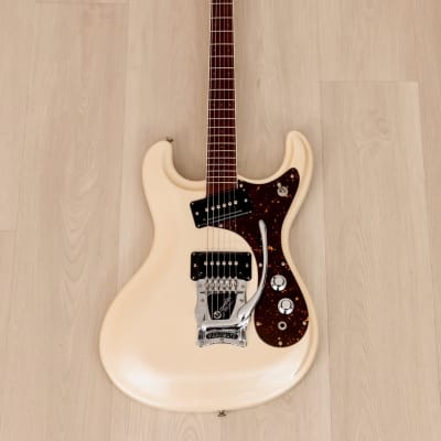 2000s Mosrite Ranger Ventures Model-Style Guitar, Pearl White w/ Vibramute, Fillmore Japan image 2