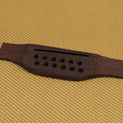 GB-0851-0RF Rosewood Oversized Acoustic 12-String Guitar Pin Bridge for sale