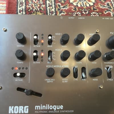 Korg Minilogue 4-Voice Polyphonic Analog Synthesizer 2016 - Present - Silver image 8