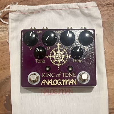 Analogman King of Tone V4 with Both Side High Gain Option | Reverb