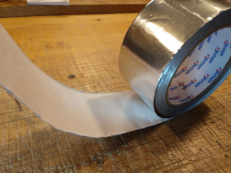 Unbranded Aluminum Foil Guitar Shielding Tape 2010s Silver Reverb