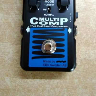 EBS MultiComp Bass Compressor Pedal w/ Original box & paperwork image 3