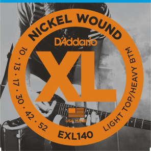 D'Addario EXL140 XL Nickel Wound Electric Guitar Strings - .010-.052 Light Top/Heavy Bottom image 5