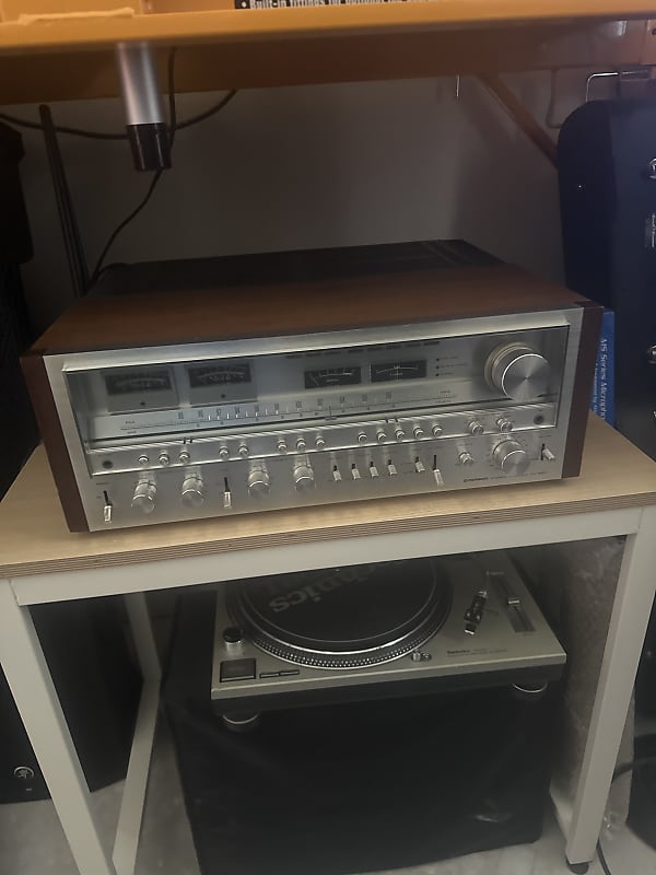 Pioneer SX-1980 270-Watt Stereo Solid-State Receiver 1978 - 1980 - Silver  			