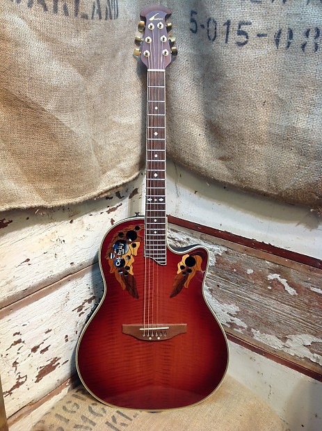 Ovation CC257 Celebrity Deluxe Acoustic-Electric Guitar | Reverb