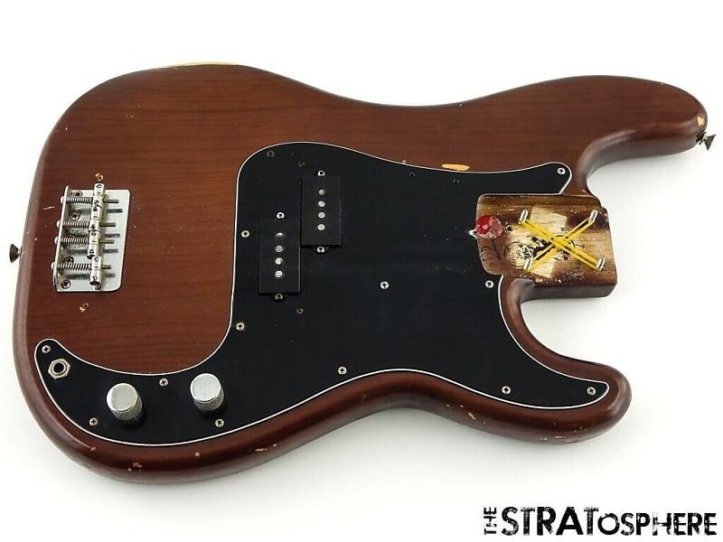 RARE! Vintage 1977 Fender Precision Bass LOADED BODY