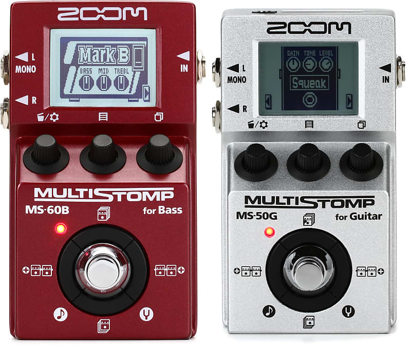 Zoom MS-60B Multistomp Bass Effects Pedal Bundle With Zoom | Reverb