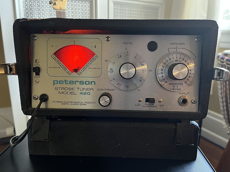 Peterson 420 strobe tuner 1970s Black | Reverb