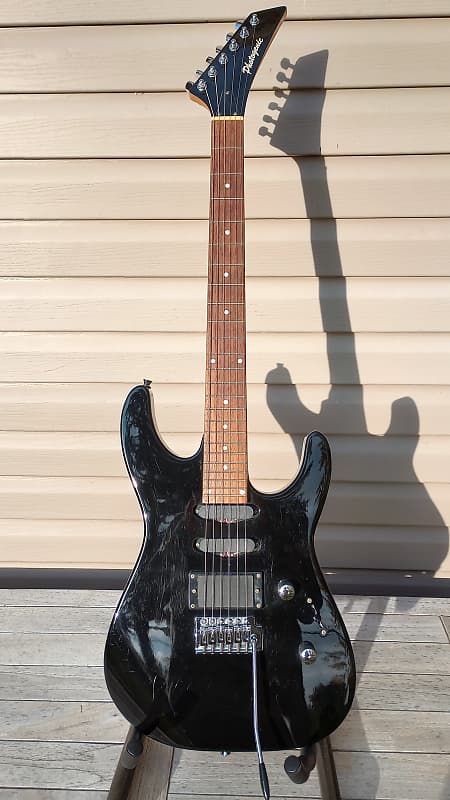 Photogenic Super Strat Black | Reverb