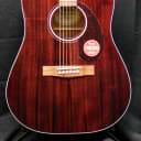 Fender CD140SCE Dreadnought Acoustic Electric Guitar All Mahogany w/Case