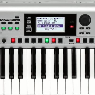Korg i3 Music Workstation Arranger Keyboard, 61-Key Silver