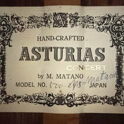 Asturias model 500 (by M. Matano) - nice sounding handmade guitar from Japan - Torres model image 12