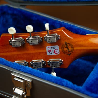 2018 Epiphone John Lee Hooker 100th Anniversary Zephyr Natural Semi-Hollow Blues Guitar R1JLH image 17