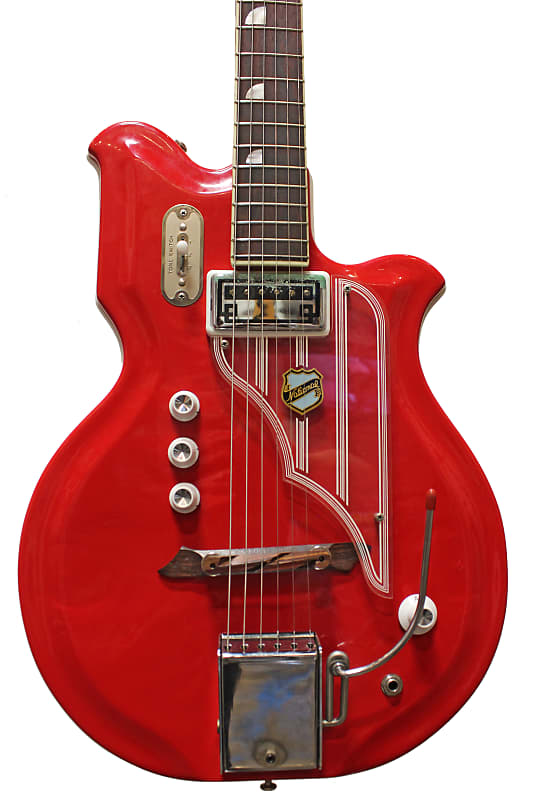 National Newport 82 (Westwood / Map) Reso Glass Vintage Guitars w/ OHSC 1964 image 1