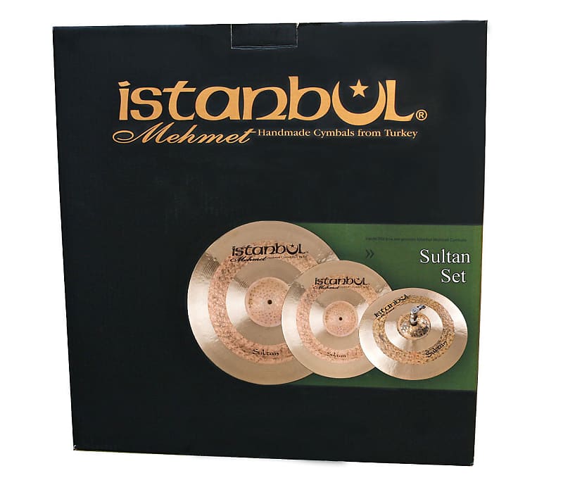 New Istanbul Mehmet Sultan Medium Cymbal Box Set Authorized Reverb