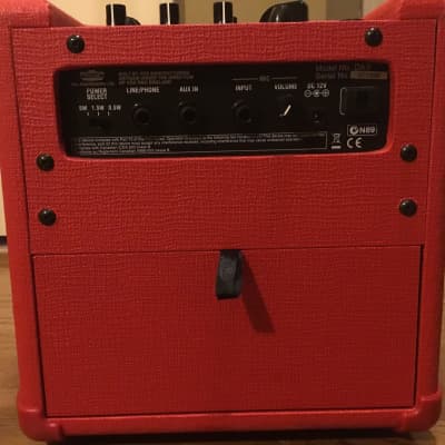 Vox DA5 5W 1x6.5 Red Guitar Combo Amp battery or AC powered