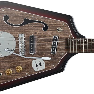 Eastwood California Rebel Tone Chambered Mahogany Body Bolt-on Maple Neck 6-String Electric Guitar image 8