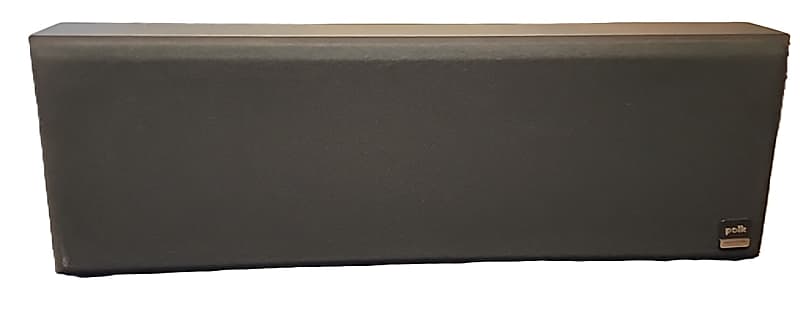 Polk Audio CS 100 Center Channel Speaker HiFi Stereo 3-Way Home Theater Black  			