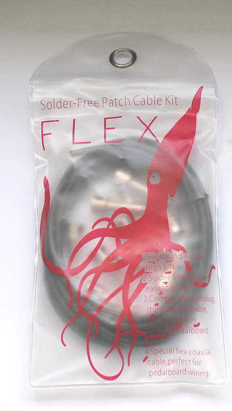 Flex Solder-free Effect Cable Kit 10 straight plugs 9 Ft. Cable Plus Free Cable Tester ! image 1