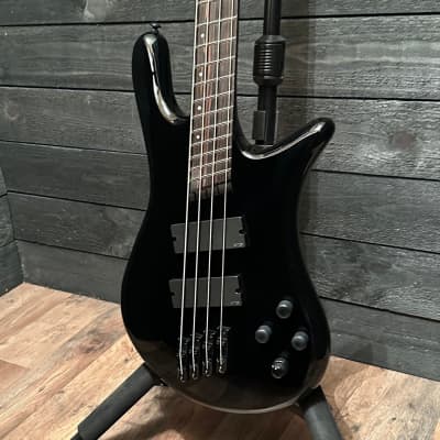Spector NS Dimension 4 String Multi Scale Electric Bass Guitar Black B Stock image 3