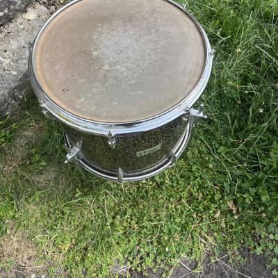 Sonor Teardrop 1960s - 16“ Floor Tom - Black & Gold Sparkle image 10