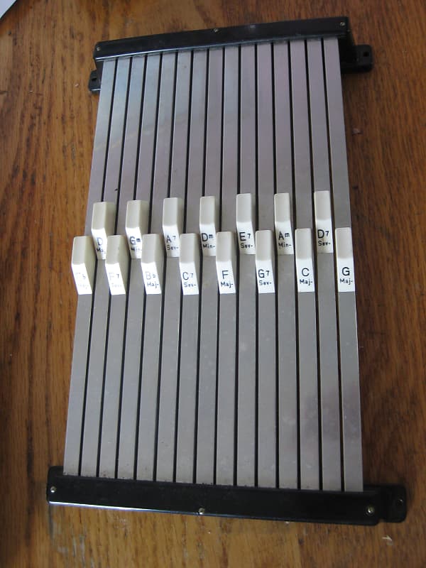 Chromaharp Autoharp 15 Chord Conversion Kit Metal Bars Reverb