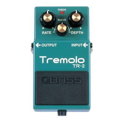 BOSS TR-2 Wave, Rate, and Depth Knobs Easy-to-Use Compact Tremolo Pedal for Guitarist for sale