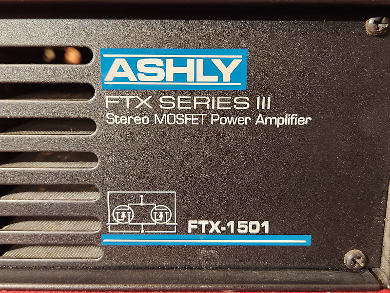 Ashly FTX Series III FTX-1501 275W Stereo Power Amplifier #2