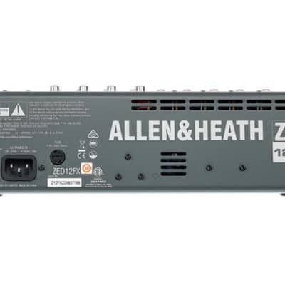 Allen & Heath ZED-12FX | 12-Channel Mixer with USB and FX. New with Full Warranty! image 14
