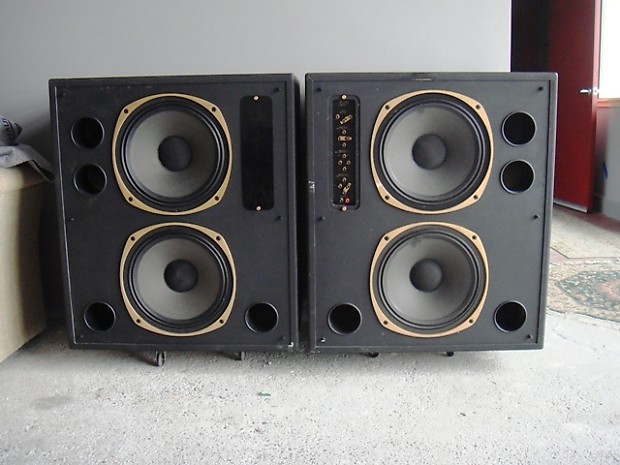 2 Tannoy FSM 215 Super Gold Dual Concentric Studio Big Main Monitors