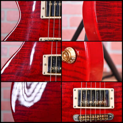 Gibson Les Paul DC Standard Flame Maple Top Transparent Cherry 2005 w/OHSC (SWD MJ Pickups) image 12