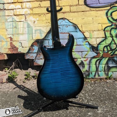 Paul Reed Smith PRS Core Hollowbody II Piezo Electric Guitar Aqua Black 10-Top image 4