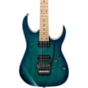 Ibanez RG Prestige Series RG652AHM Electric Guitar Regular Nebula Green Burst