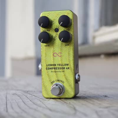 Reverb.com listing, price, conditions, and images for one-control-lemon-yellow-compressor