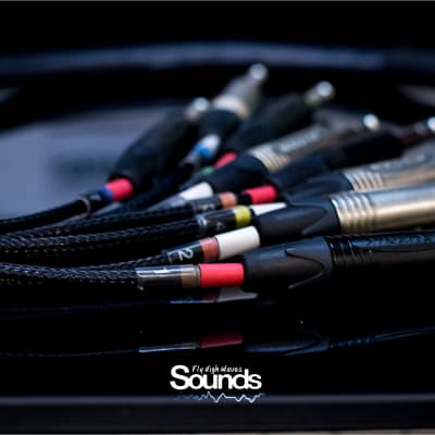 Waves Sounds TRS In 8 CH - XLR Out Summing Cable 2019 Black & Silver image 5