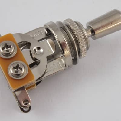 3 Way Chrome Toggle Switch with Nickel Metal Tip for Epiphone LP SG electric guitars