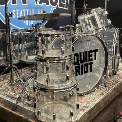 Frankie Banali's Quiet Riot Complete Ludwig, Sabian 1970s Drum Set. Includes Frankie's Personal Stick Bag. Signed! image 3