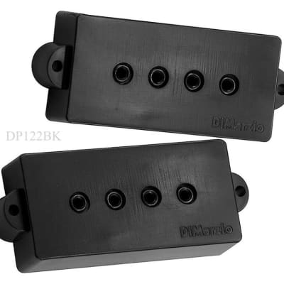 New DiMarzio DP122 Model P Split Coil Precision Bass Pickup DP122 Black image 2