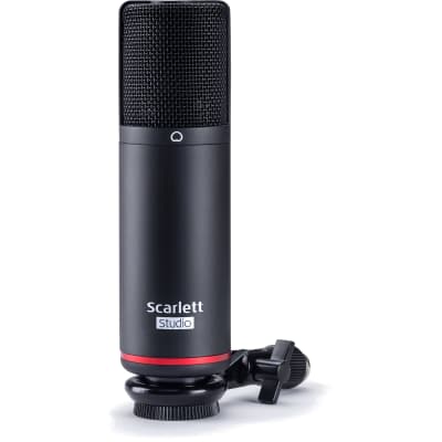 Focusrite Scarlett Solo (2nd Gen) Studio Bundle w/ Headphones, Mic