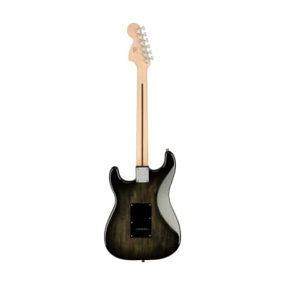 Squier Affinity Series HSS Stratocaster FMT Electric Guitar, Maple FB, Black Burst image 2