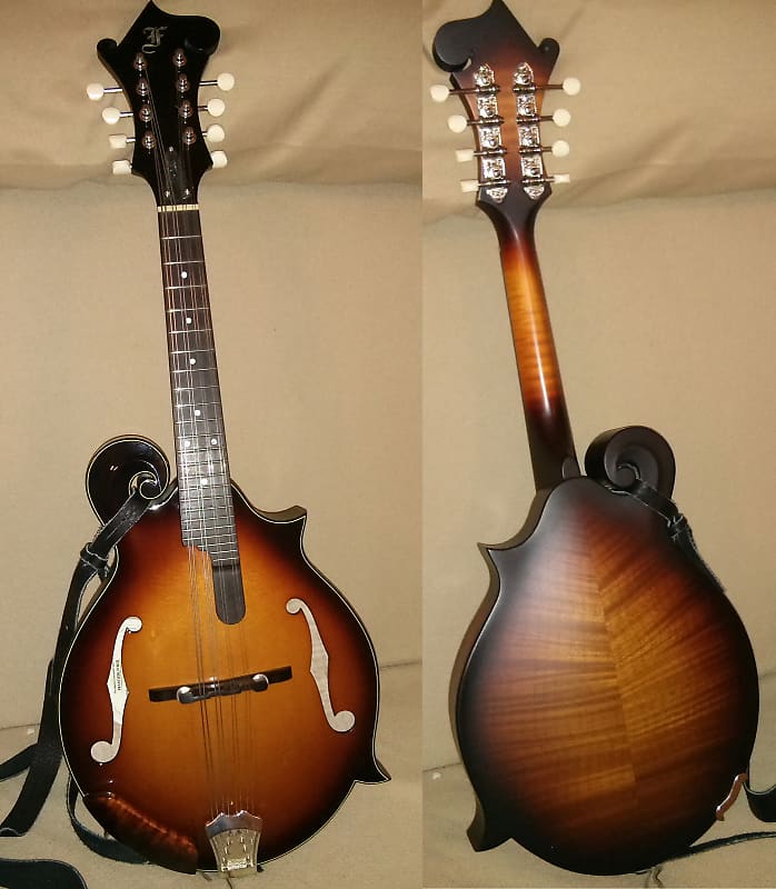 Furch MF 22SF mandolin with K&K pickup and hard shell case image 1