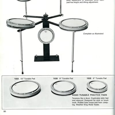 vintage Remo Versatilic Practice Kit (1960-1970) image 13