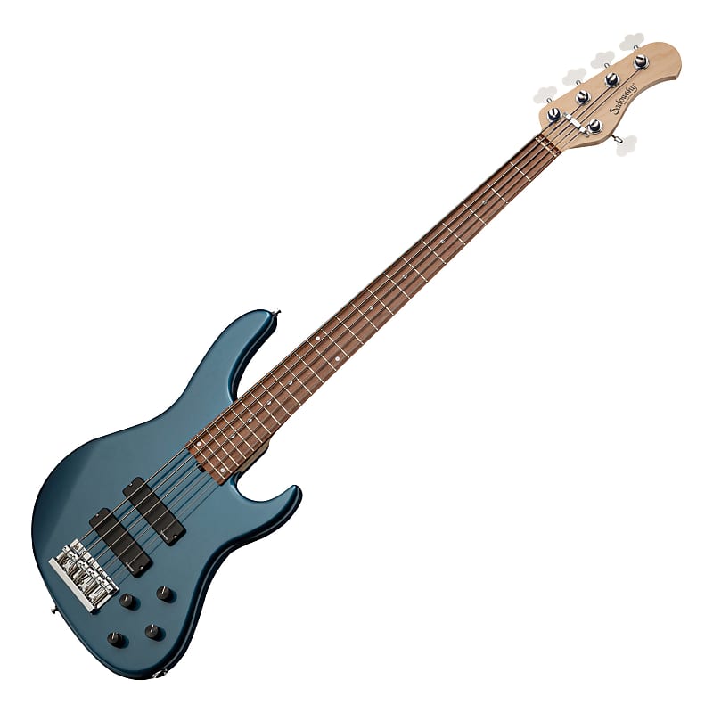 Sadowsky MetroLine 24-Fret, 5-String Modern Bass - Alder Body, Solid Dark Lake Placid Blue Metallic High Polish image 1