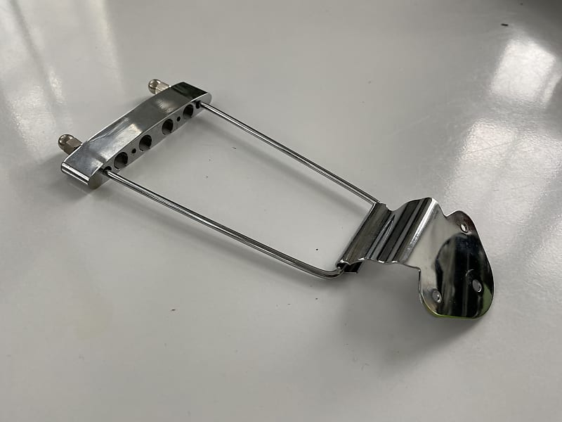 Bass Guitar Trapeze Tailpiece Chrome Reverb