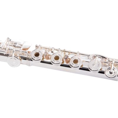 Azumi AZ3SRBO-K Flute - Open Hole, Offset G, B Foot, 24K Gold Plated Crown and Lip Plate image 7